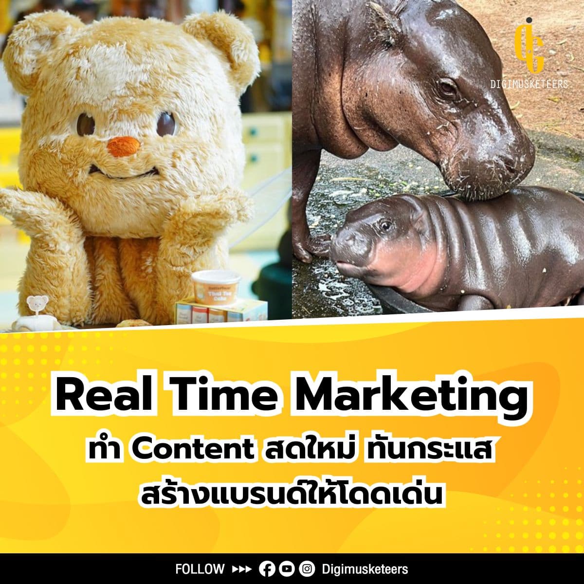 Real Time Marketing ทำ Content สดใหม่ ทันกระแส สร้างแบรนด์ให้โดดเด่น